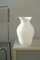 Vase Tourbillon Blanc de Murano Vintage, 1970s 2