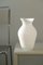 Weiße Vintage Murano Vase, 1970er 2