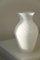 Vintage Murano White Swirl Vase, 1970s 1