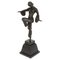 Bailarina Art Déco vintage de bronce después de Chiparus, mediados del siglo XX, Imagen 1