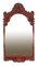 Espejo de caoba tallada Mid-Century, años 50, Imagen 11