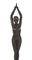 Vintage Dancer Sculpture in Bronze After Chiparus, 1980s 3