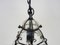 Venetian Cage Pendant in Transparent Blown Glass and Wrought Iron, 2000s, Image 8