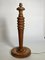 Lámpara de mesa de madera marrón, Inglaterra, años 40, Imagen 5