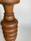 Lámpara de mesa de madera marrón, Inglaterra, años 40, Imagen 2