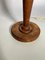 Lámpara de mesa de madera marrón, Inglaterra, años 40, Imagen 9