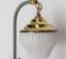 Art Deco French Brass Spelter Marble & Glass Bird on Rock Table Lamp, 1930s 7