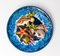 Mid-Century Barbotine Hand Painted Seafood Faience Plate, France 2