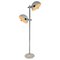 Adjustable Chrome & Laquered Metal Floor Lamp, Italy, 1970s, Image 1