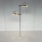 Adjustable Chrome & Laquered Metal Floor Lamp, Italy, 1970s 5