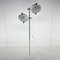 Adjustable Chrome & Laquered Metal Floor Lamp, Italy, 1970s, Image 11