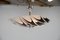 Mid-Century Aluminum Chandelier, 1950s, Image 3