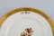 Hand-Painted Porcelain Golden Basket Lunch Plates from Royal Copenhagen, 1960s, Set of 8 4