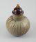 Art Deco Glazed Ceramic Round Lidded Vase by Arne Bang for Holmegaard, 1944 2