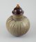 Art Deco Glazed Ceramic Round Lidded Vase by Arne Bang for Holmegaard, 1944, Image 2