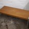Vintage Oak and Chrome Rectangular Coffee Table, 1990s 5