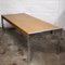 Vintage Oak and Chrome Rectangular Coffee Table, 1990s 7