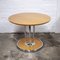 Vintage Round Coffee Table with Chrome Accents, 1990s 8