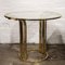 Vintage Brass and Glass Side Table, 1970s 11