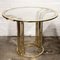 Vintage Brass and Glass Side Table, 1970s 12