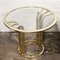 Vintage Brass and Glass Side Table, 1970s, Image 7