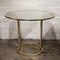 Vintage Brass and Glass Side Table, 1970s 3