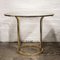 Vintage Brass and Glass Side Table, 1970s 2