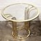 Vintage Brass and Glass Side Table, 1970s, Image 9