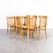 Straight Back Bentwood Dining Chairs from Ton, 1960s, Set of 8, Image 5