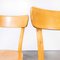 French Blonde Bentwood Dining Chairs from Baumann, 1950s, Set of 4 2