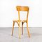 French Blonde Bentwood Dining Chairs from Baumann, 1950s, Set of 4 7