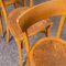 French Blonde Kick Leg Bentwood Dining Chairs from Baumann, 1950s, Set of 4 4