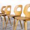 French Oeil Dining Chairs from Baumann, 1950s, Set of 4 2