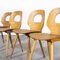 French Oeil Dining Chairs from Baumann, 1950s, Set of 4, Image 2