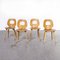 French Oeil Dining Chairs from Baumann, 1950s, Set of 4 1