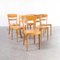 Beech Ladder Back Dining Chairs attributed to Horgen Glarus, 1960s, Set of 6, Image 4