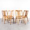 Czech Chapel Chairs in Bentwood, 1960s, Set of 4 4