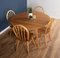 Windsor Blonde Ercol 384 Drop Leaf Table and Model 400 Kitchen Chairs by Lucian Ercolani, Set of 5 13
