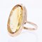 18 Karat French Yellow Gold Marquise Shape Ring, 1960s 5
