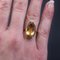 18 Karat French Yellow Gold Marquise Shape Ring, 1960s, Image 7