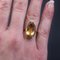 Französischer 18 Karat Gelbgold Ring in Marquise Form, 1960er 7