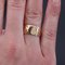 18 Karat 20th Century French Chiseled Rose Gold Ring, 1890s 5