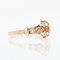 18 Karat 19th Century Rose Gold Star Setting Ring 4