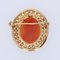 18 Karat French Cameo Yellow Gold Openwork Pendant Brooch, 1960s, Image 8