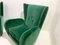 Mid-Century Modern Green Velvet Armchairs attributed to Paolo Buffa, Italy, 1950s, Set of 2 5