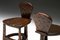 Artisan Wabi Sabi Organic Chair, France, 1950s 9