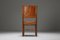 Cognac Leather Dining Chair by Carlo Scarpa, Italy, 1960s 8