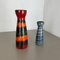 Pottery Fat Lava Vases attributed to Scheurich, Germany, 1970s, Set of 2 4