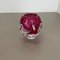 Grand Bol ou Vase en Verre de Murano Rose, Italie, 1970s 4