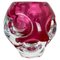 Grand Bol ou Vase en Verre de Murano Rose, Italie, 1970s 1